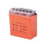 Акумулятор гелевий, 5АH-YTX12N5-3B, помаранч., 120*61*129 мм З ДИСПЛЕЄМ - OUTDO, Active