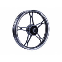 Диск задній литий, барабанне гальмо 17*1,4 (black) 3kg - Дельта/Альфа