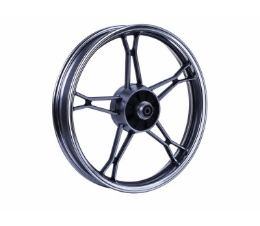Диск задний литой, барабанный тормоз 17*1,4 (black) 3kg - Дельта/Альфа