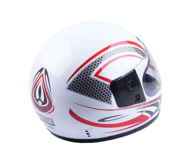 Шлем мотоциклетный интеграл MD-А105 VIRTUE (белый глянцевый, size L)