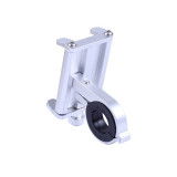 Тримач телефону (кріплення на кермо) HFCM-09 алюміній срібло