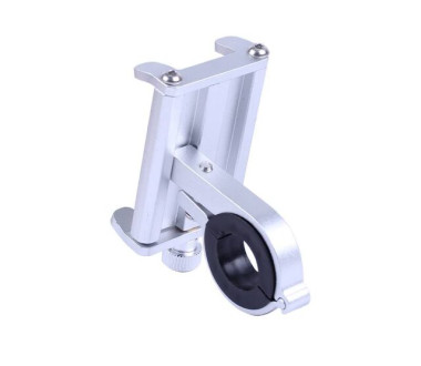 Тримач телефону (кріплення на кермо) HFCM-09 алюміній срібло