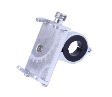 Тримач телефону (кріплення на кермо) HFCM-09 алюміній срібло