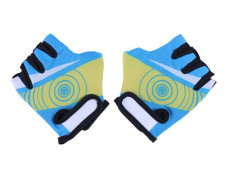 Моторукавички (короткі) жовтий з блакитним, дитячі, size М ZS01