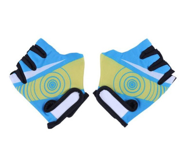 Моторукавички (короткі) жовтий з блакитним, дитячі, size М ZS01