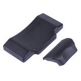 Кофр прямокутний для мотоцикла алюмінієвий чорний, зі спинкою та двома замками 57л - TTG