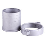 Перехідник мотопомпи з фланця на шланг під вихід 100 мм