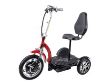 Електросамокат із сидінням (сидіння - спинка, передній амортизатор) (червоний) T06-3 48V500W 12AH - SM