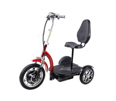 Електросамокат із сидінням (сидіння - спинка, передній амортизатор) (червоний) T06-3 48V500W 12AH - SM