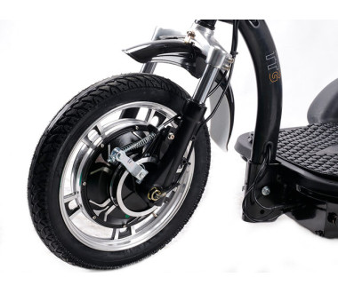 Електросамокат із сидінням (сидіння - спинка, передній амортизатор) (червоний) T06-3 48V500W 12AH - SM