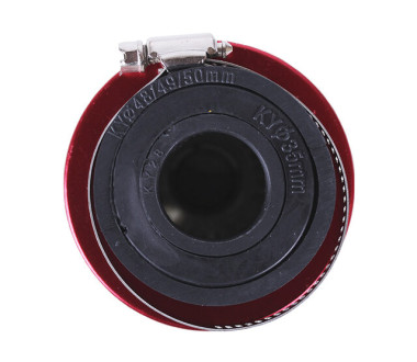 Фильтр нулевой KM красный 48-50/35/28 мм прямой - АМ YBX