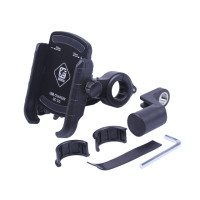 Держатель телефона (крепление на руль) M8C черный (с зарядкой) (Kewiq)