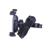 Тримач телефону (кріплення на кермо) M8C чорний (з зарядкою) (Kewiq)