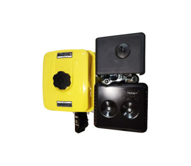 Двигатель 194FE — бензин (под шпонку диаметр 25 мм) (с понижающим редуктором 1/2) (22 л.с.) с электростартером — YBX