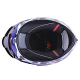 Шолом MD-821 синій із зіркою size L - VIRTUE