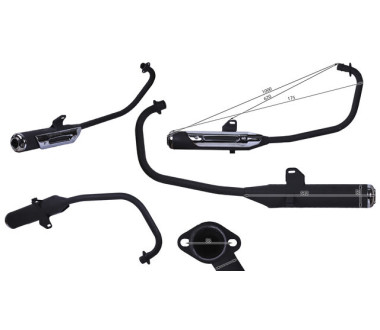 Глушник TT AGRO MOTO на мотоцикл VP-ZS200A