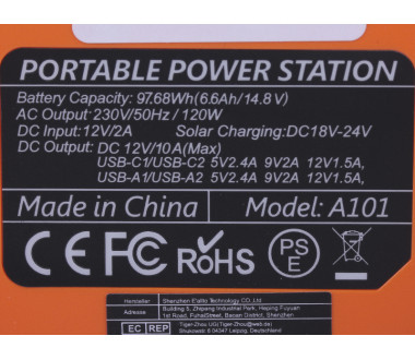 Портативна зарядна станція FlashFish (A101) 26400mAh 120W