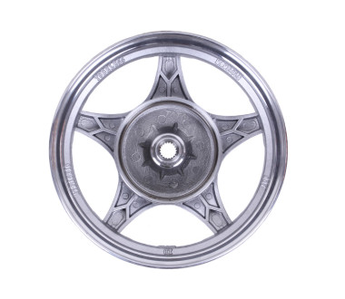 Диск задній литий 10"-2,5 (19 шліців, барабан.гальмо) УЦІНКА