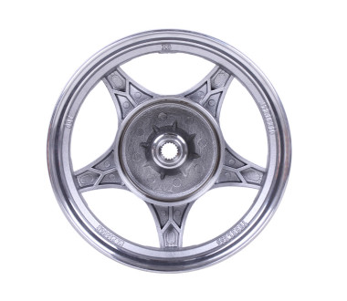 Диск задній литий 10"-2,5 (19 шліців, барабан.гальмо) УЦІНКА