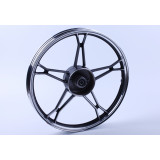 Диск задній литий, барабанне гальмо 17*1,4 (black) 3kg - Дельта/Альфа