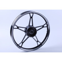 Диск задний литой, барабанный тормоз 17*1,4 (black) 3kg - Дельта/Альфа