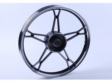 Диск задній литий, барабанне гальмо 17*1,4 (black) 3kg - Дельта/Альфа