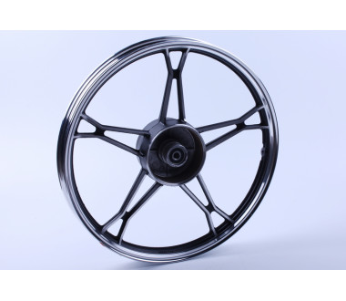 Диск задній литий, барабанне гальмо 17*1,4 (black) 3kg - Дельта/Альфа