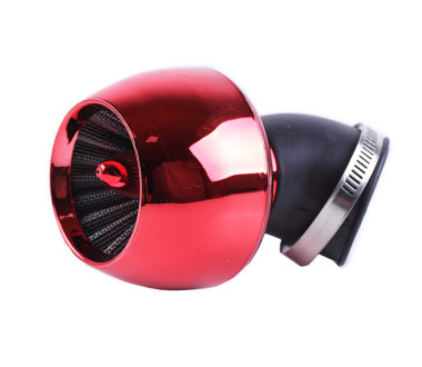 Фільтр нульовий "Турбіна" червоний Ø28 мм 45° - AM