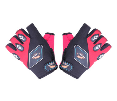 Мотоперчатки YM001-15 (короткі) червоні size L