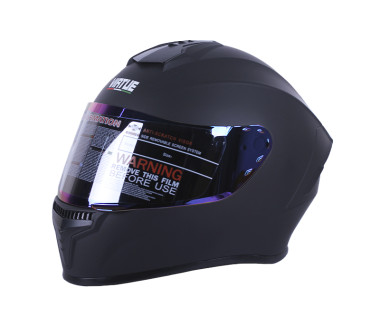 Шолом MD-813 чорний матовий, скло хамелеон size L - VIRTUE