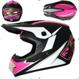 Шолом MD-905 чорний, білий, малиновий size S - VIRTUE