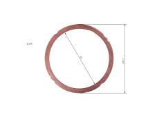 Прокладка головки цилиндра металл - 192D