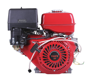 Двигун бензиновий з електростартером 194FE ТАТА бензин (під шпонку, 25 мм) 22 к.с.