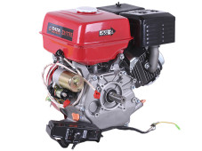 Двигун бензиновий з електростартером 177FE ТАТА (вихід валу під шпонку, 25 мм) 9 к.с.