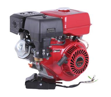 Двигатель бензиновый с электростартером 177FE ТАТА (выход вала под шпонку, 25 мм) 9 л.с.