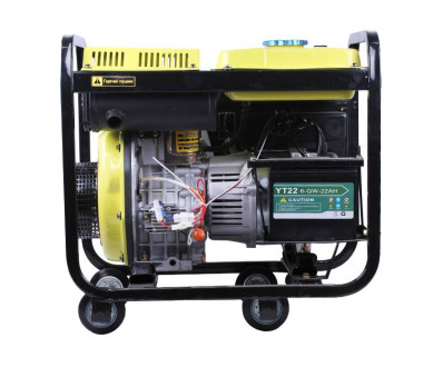 Генератор дизель KDE3500 YBX з двигуном 178F, 2.8/3.0KW, однофазний, 220V, підігрів палива