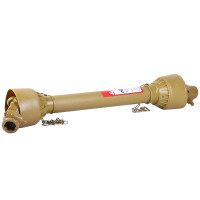 Вал карданный 6*6 шлицов, 770 мм, сечение-трехлимонник, с кожухом