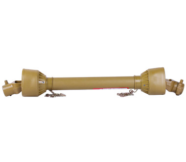 Вал карданний 6*6 шліців, 770 мм, перетин-трилимонник, з кожухом