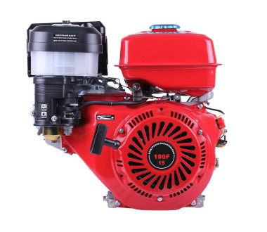Двигун бензиновий 190F ТАТА (з виходом валу під шпонку, 25 мм) 15 к.с.
