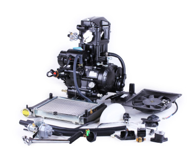 Двигун CG 200 ТАТА на мотоцикл ZONGSHEN (з водяним охолодженням, бензиновий), механіка, 5 передач