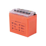 Акумулятор гелевий, 5АH-YTX5L-BS, помаранч., 114*70*106 мм З ДИСПЛЕЄМ - OUTDO