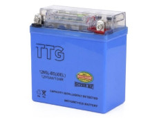 Акумулятор гелевий TTG 12N5L-BS 5АH 119×60×129 мм синій, з індикатором, Active