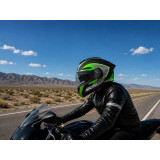 Шолом для мотоцикла, скутера 911 Phantom Racer TTG трансформер (чорний із зеленим, size L)