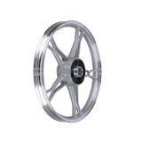 Диск задній литий, барабанне гальмо 17*1,4 (silver) 3kg - Дельта/Альфа