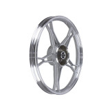 Диск задній литий, барабанне гальмо 17*1,4 (silver) 3kg - Дельта/Альфа