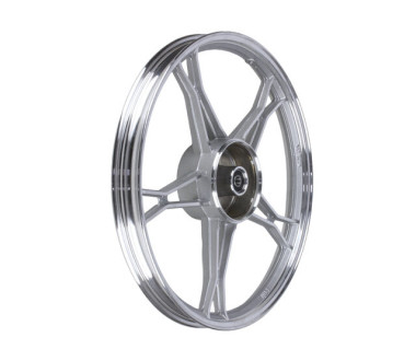 Диск задній литий, барабанне гальмо 17*1,4 (silver) 3kg - Дельта/Альфа