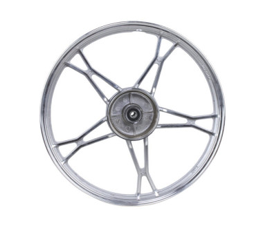 Диск задній литий, барабанне гальмо 17*1,4 (silver) 3kg - Дельта/Альфа