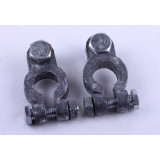 Клеми TT AGRO MOTO на дизельний двигун 180N/195N, к-т 2 шт.: "+ Ø-13/14мм/- Ø-13/12мм"