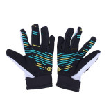 Моторукавички чорний+жовтий+блакитний, дитячі, size L ZS04