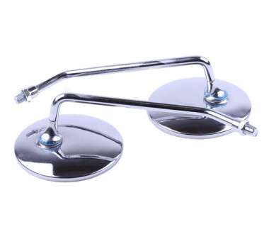 Дзеркала круглі хром М10, к-т: 2 шт. - Альфа YBX